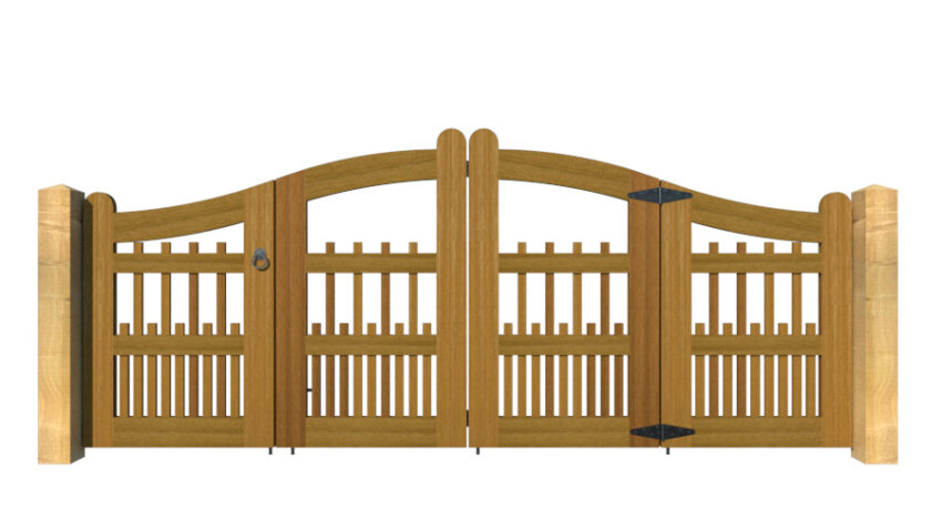 Hardwood Bi-fold Gates, The Dartmouth - Image 5