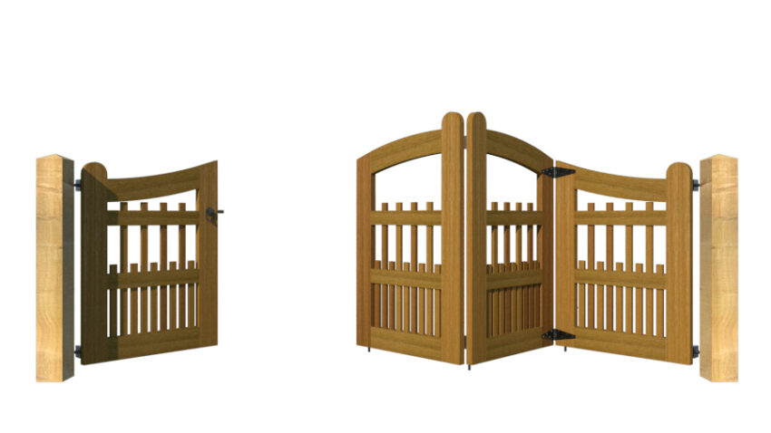 Hardwood Bi-fold Gates, The Dartmouth - Image 7