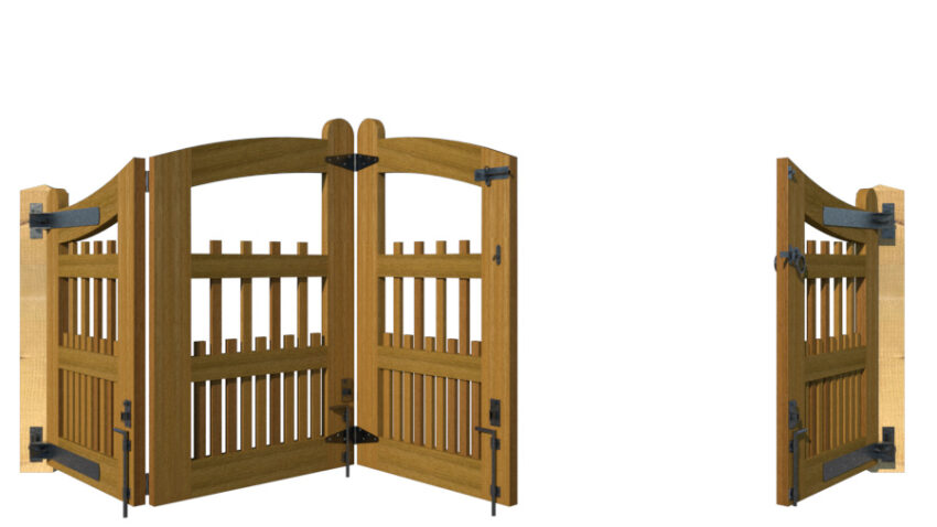 Hardwood Bi-fold Gates, The Dartmouth - Image 8
