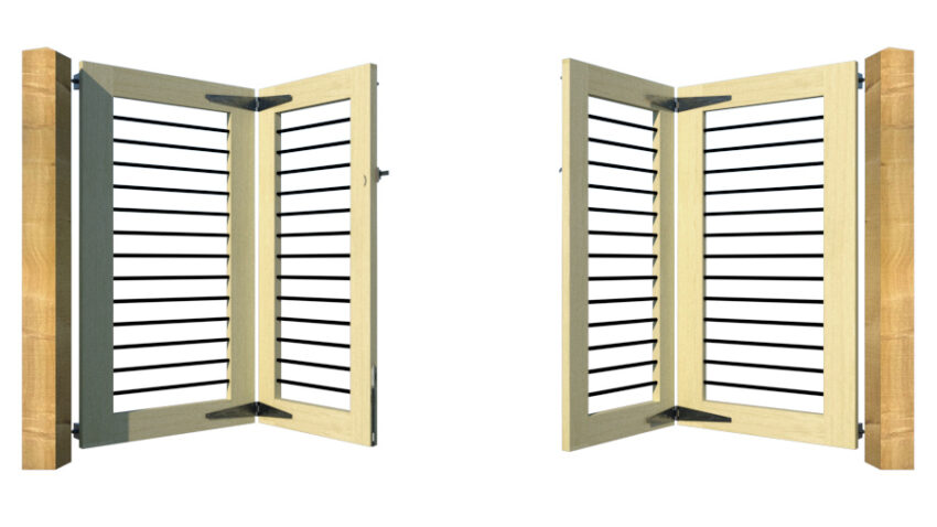The Butterleigh - Open Panel Bi-fold Gate - Image 2