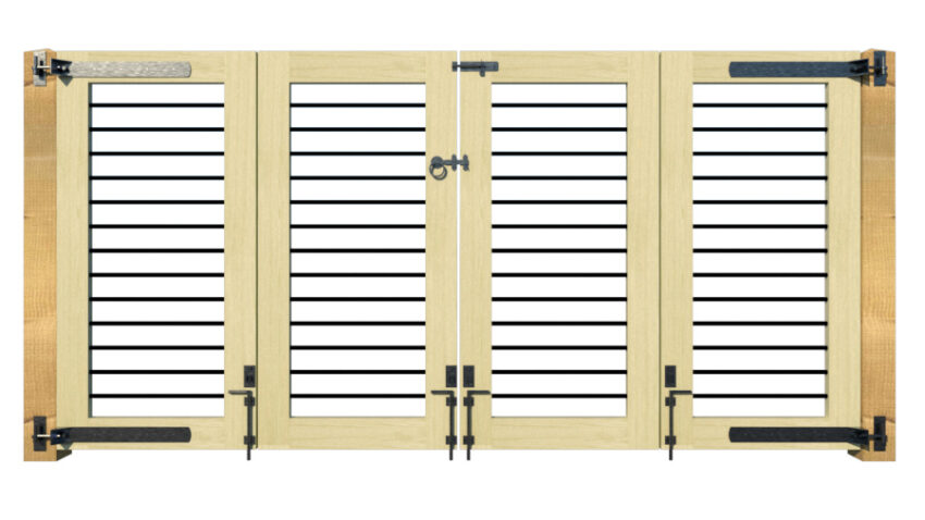 The Butterleigh - Open Panel Bi-fold Gate - Image 3