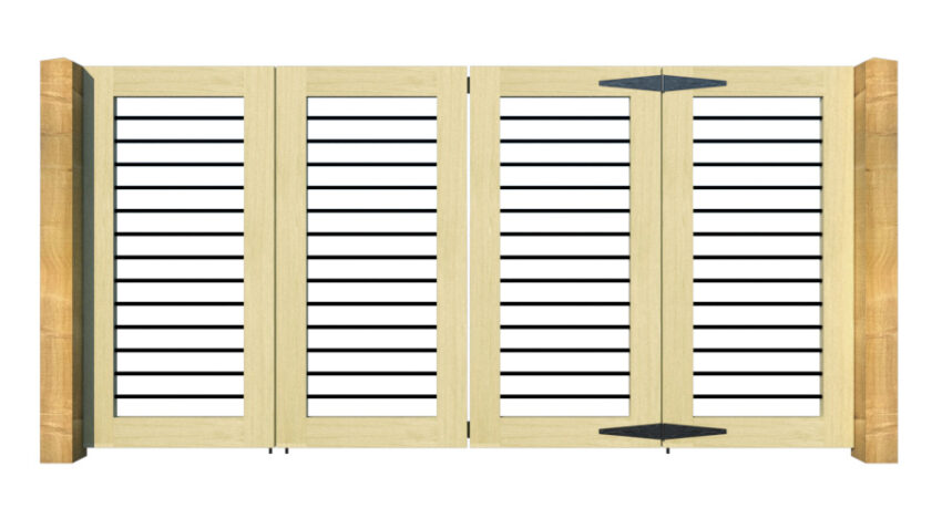 The Butterleigh - Open Panel Bi-fold Gate - Image 5