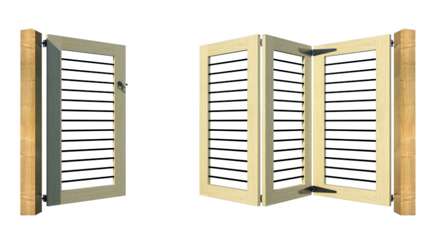 The Butterleigh - Open Panel Bi-fold Gate - Image 7