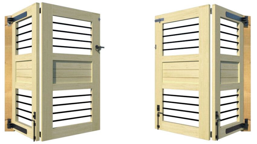 The Carbis Bay - Open Panel Bi-fold Gate - Image 4