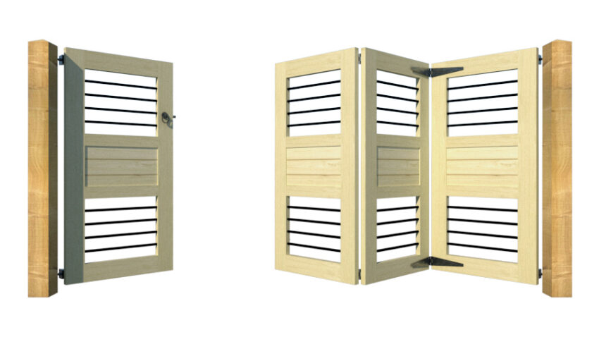 The Carbis Bay - Open Panel Bi-fold Gate - Image 6