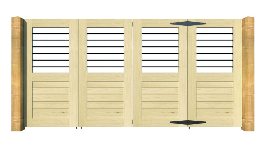 The Kingsbridge - Open Panel Bi-fold Gate - Image 5