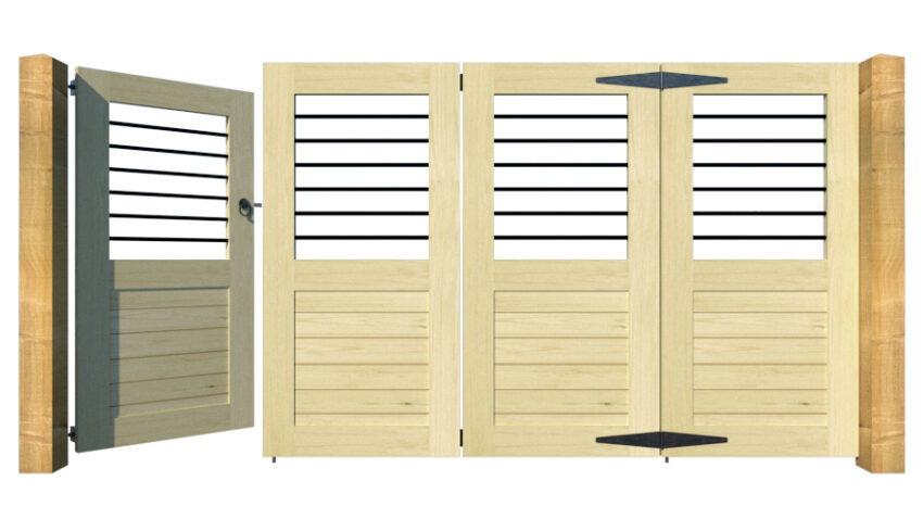 The Kingsbridge - Open Panel Bi-fold Gate - Image 6