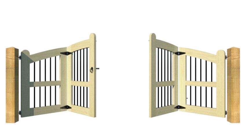 The Ludlow - Open Panel Bi-fold Gate - Image 2