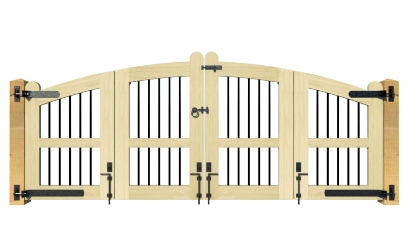 The Ludlow - Open Panel Bi-fold Gate - Image 3