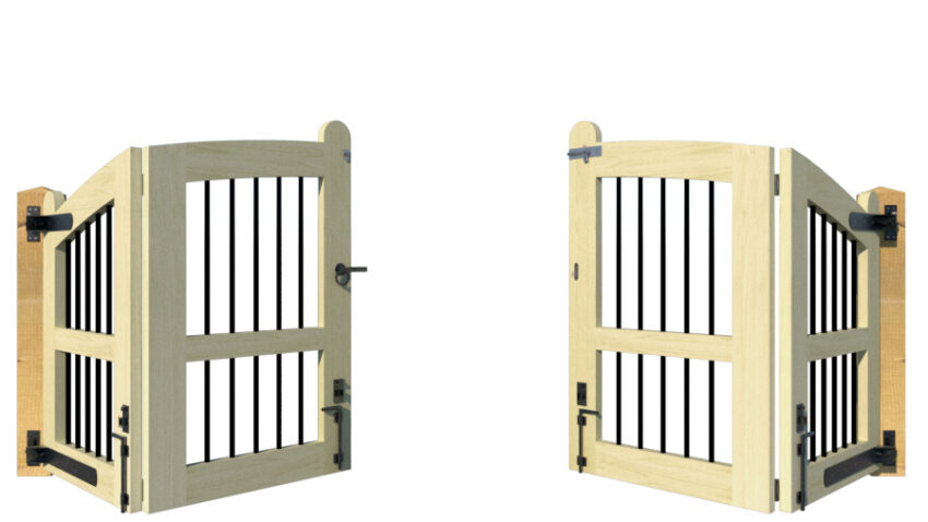 The Ludlow - Open Panel Bi-fold Gate - Image 4