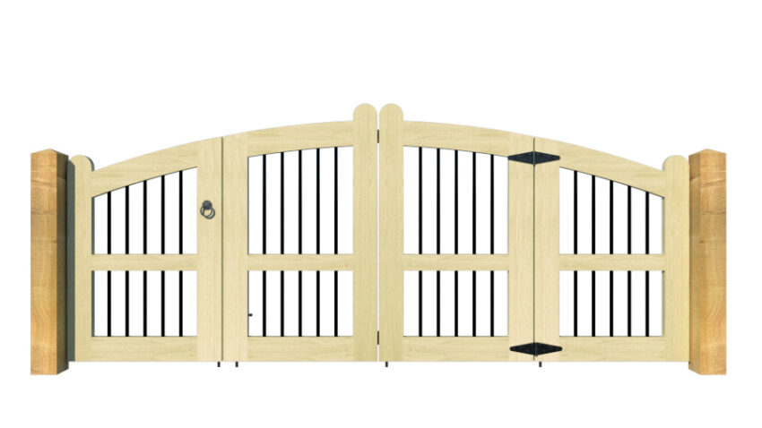 The Ludlow - Open Panel Bi-fold Gate - Image 5