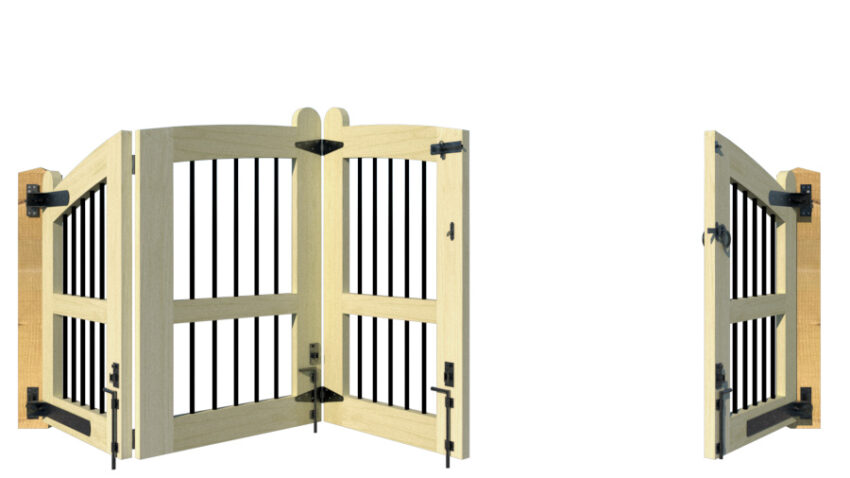 The Ludlow - Open Panel Bi-fold Gate - Image 8