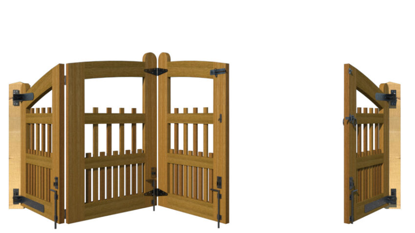 Hardwood Bi-fold Gates, The Lynmouth - Image 7