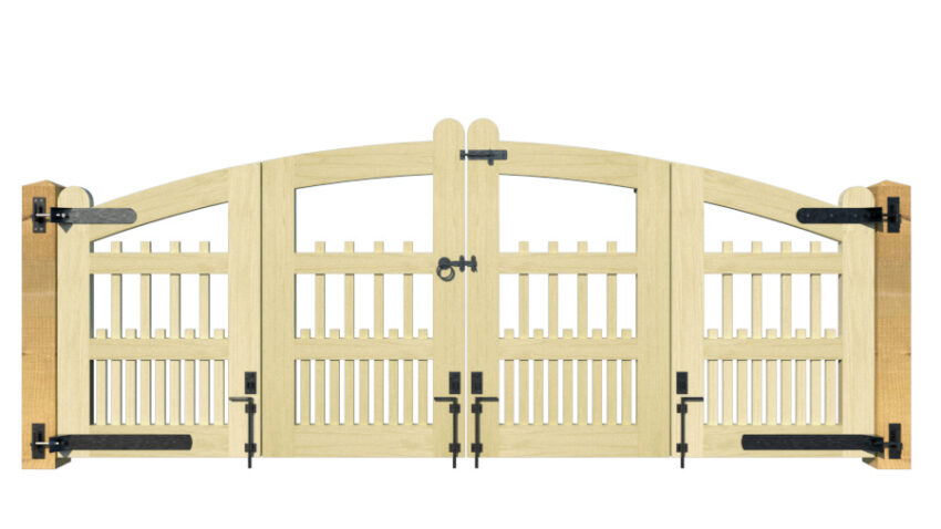 The Lynmouth - Open Panel Bi-fold Gate - Image 3