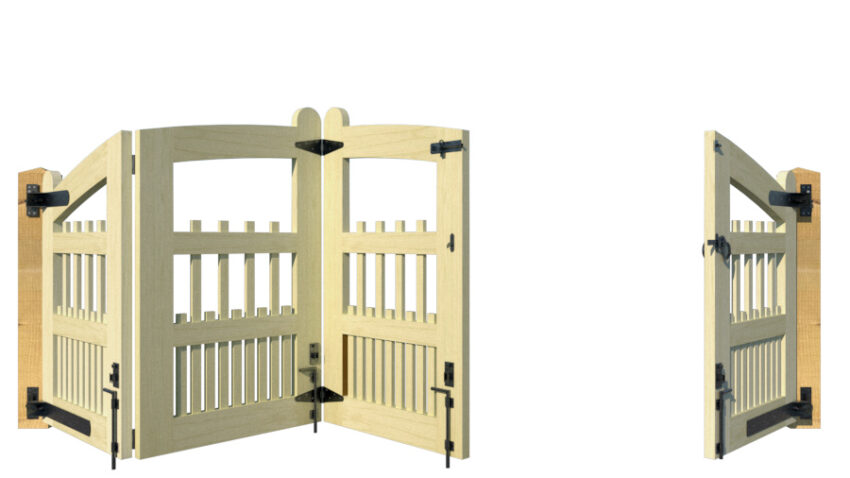 The Lynmouth - Open Panel Bi-fold Gate - Image 6
