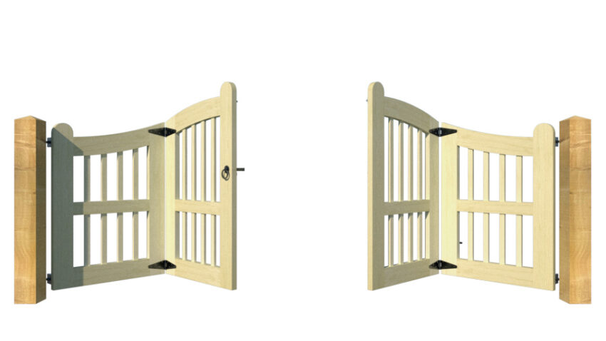 The Padstow - Open Panel Bi-fold Gate - Image 2