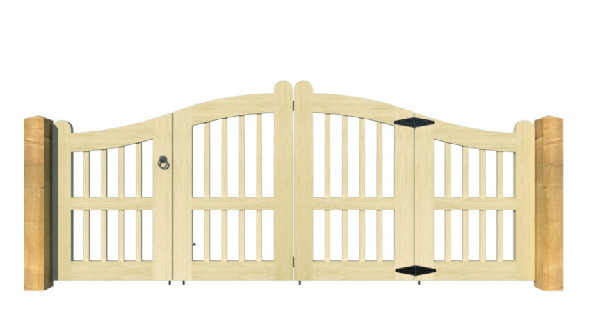 The Padstow - Open Panel Bi-fold Gate - Image 5