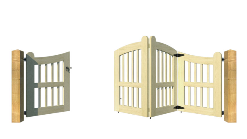 The Padstow - Open Panel Bi-fold Gate - Image 8