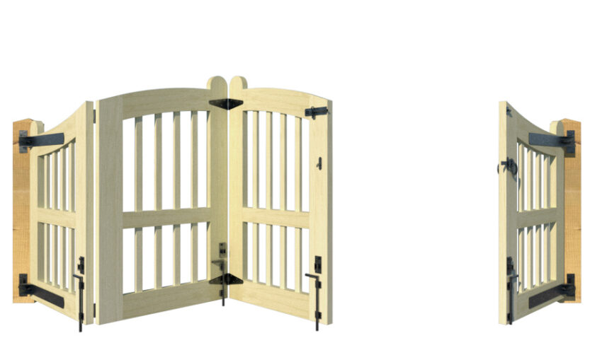 The Padstow - Open Panel Bi-fold Gate - Image 7