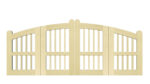 Rye open panelled bi fold gate pine_Scene 1