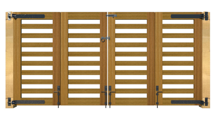 Hardwood Bi-fold Gates, The Salcombe - Image 5