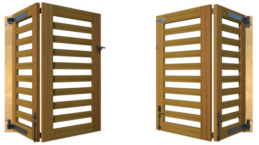 Hardwood Bi-fold Gates, The Salcombe - Image 4