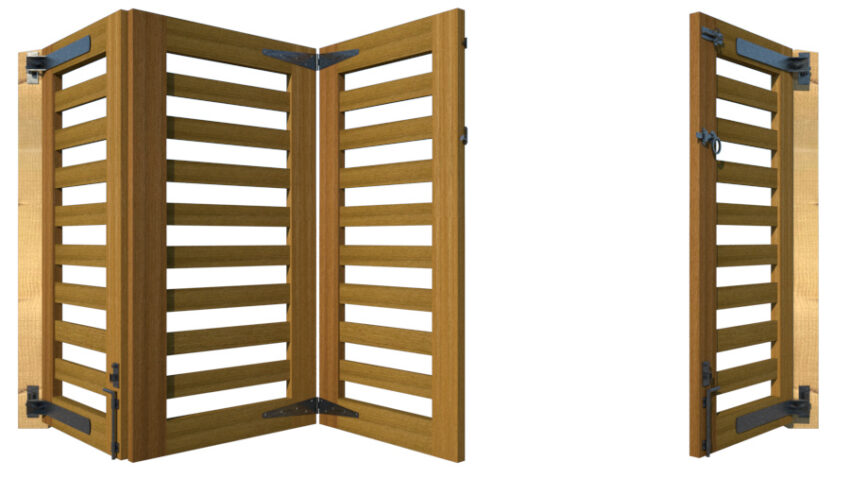 Hardwood Bi-fold Gates, The Salcombe - Image 8
