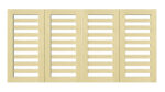 Salcombe open panelled bi fold gate pine