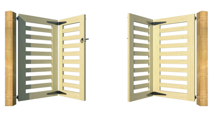 The Salcombe - Open Panel Bi-fold Gate - Image 2