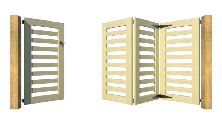 The Salcombe - Open Panel Bi-fold Gate - Image 8