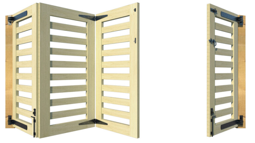 The Salcombe - Open Panel Bi-fold Gate - Image 7