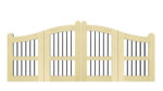 Swan Neck Bi-fold wooden gate - The Bodmin