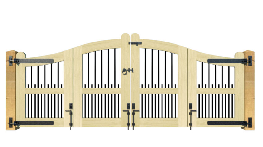 The Brunel - Open Panel Bi-fold Gate - Image 3