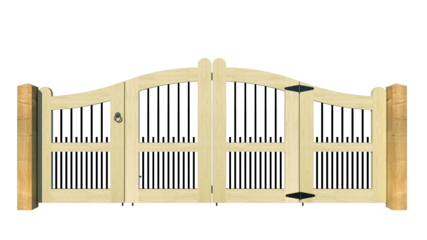 The Brunel - Open Panel Bi-fold Gate - Image 5