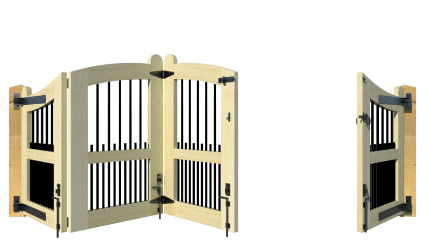 The Brunel - Open Panel Bi-fold Gate - Image 7