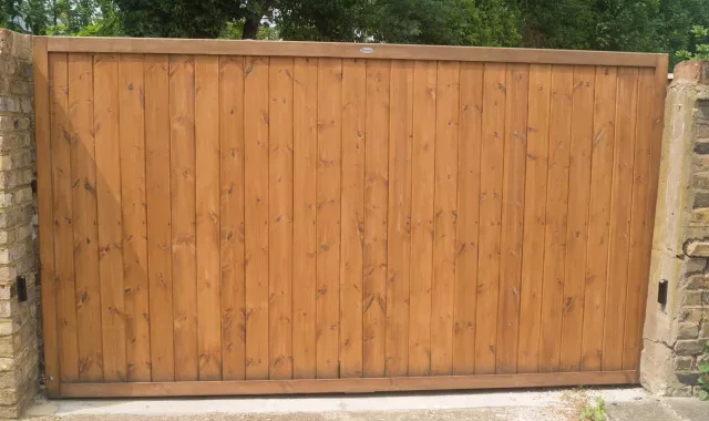 Wooden Sliding Gates