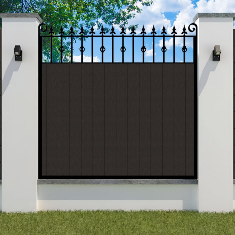 Composite-Fence-Panel-metal frame - the Aberdeen