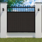 Composite-Fence-Panel-metal frame - the Lemmington - Flat Top