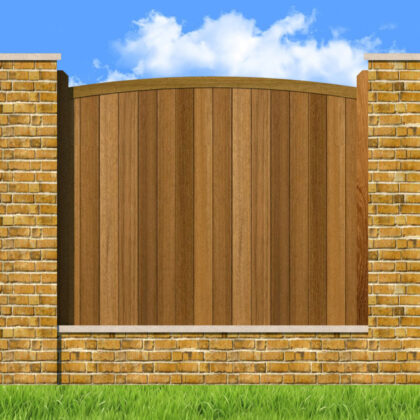 Hardwood-Fence-Panels-The-Chappelwood - bow top