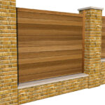 Hardwood Fence Panels - The Derby - wall