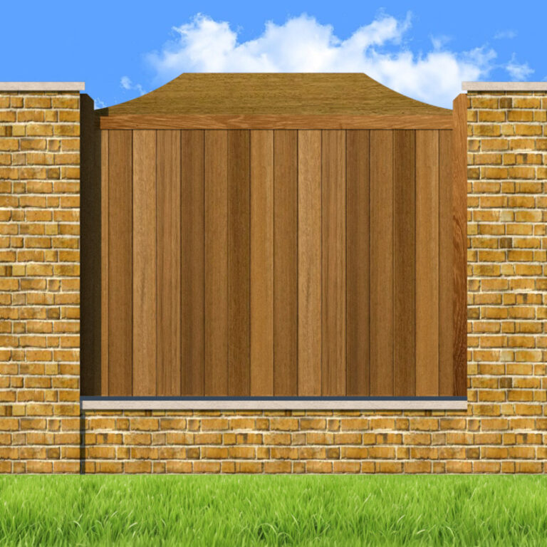 Wooden Fence Panel in Hardwood - The abbeywood d