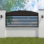 Composite-Railing Panel - Haverhill - Bow top with anthracite cladding