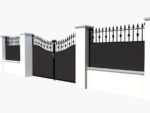 Composite Railing in Anthracite Grey - The Westfield 1