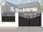 Composite Railing in Anthracite Grey - The Westfield