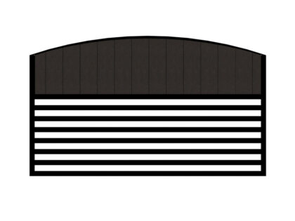Composite Railings Panel with bow top - The Haverhill