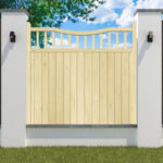 Garden Fence Panel - The Knowlwood inner bow top