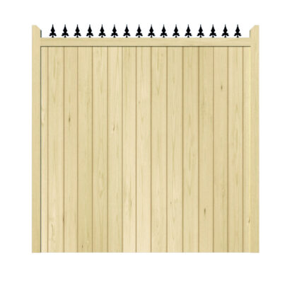 London pine fence panel Scene 1