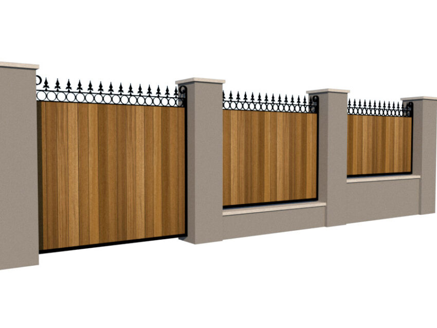 Metal Framed Fence Panels - The Bath - Image 4