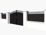 The Bath - Composite Fence Panel with driveway