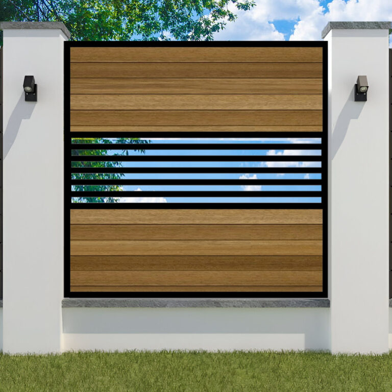 Westgate Iroko Garden Fence Panel